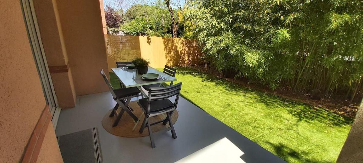 圖盧茲Les Capitouls - Avec Entree Autonome, Clim Neuve, Jardin, Parking Prive & Sa Piscine ! -公寓 外观 照片